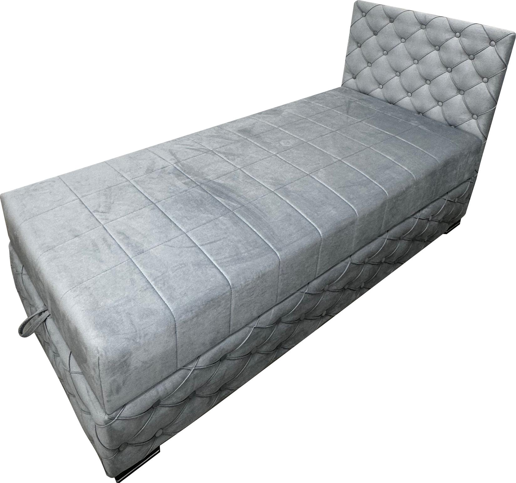 Bata Đ Francuski ležaj na makaze, 200x90cm, Sivi