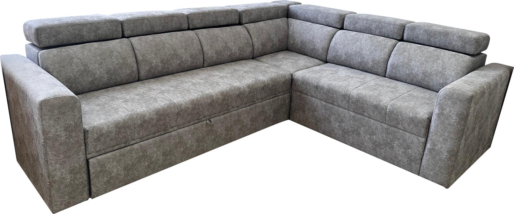 Bata Đ Ugaona  garnitura London lux, Siva