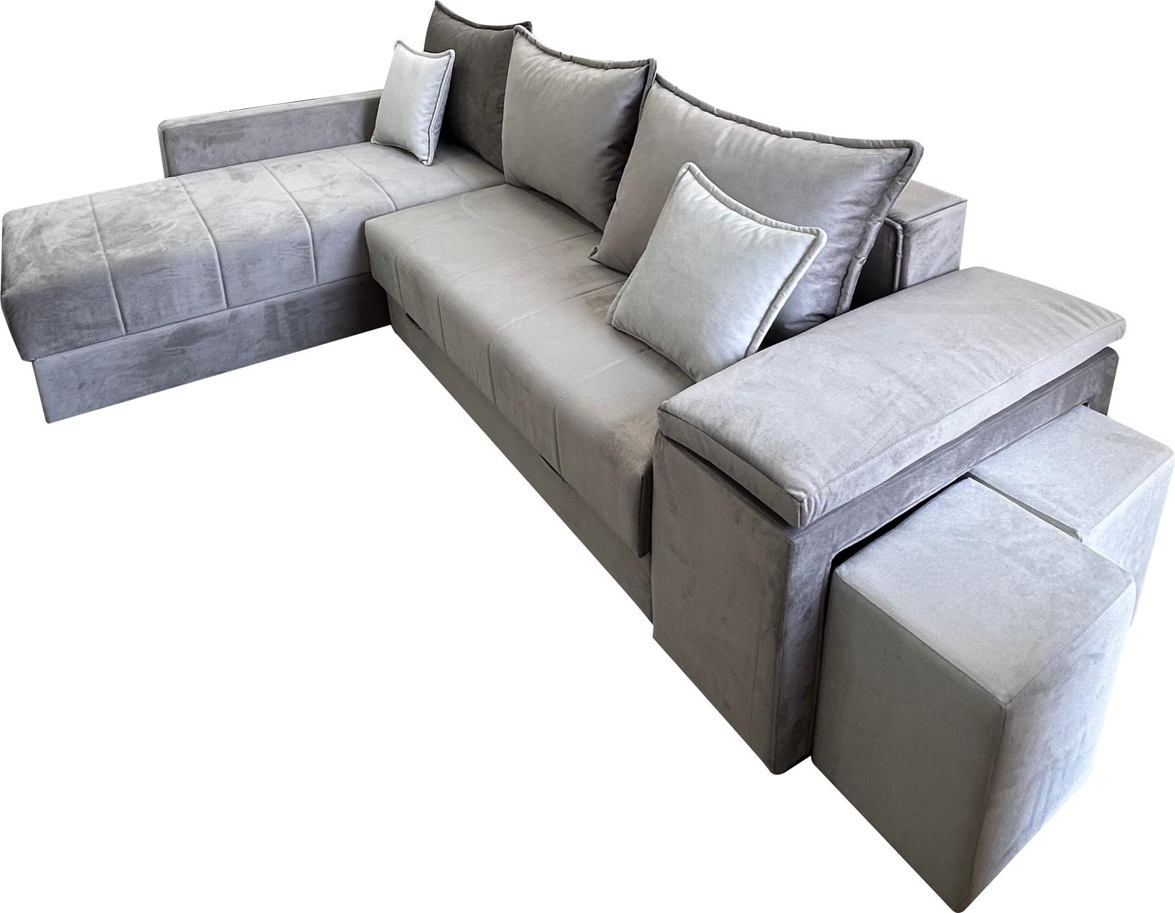 Bata Đ Ugaona garnitura Tamara extra, Siva