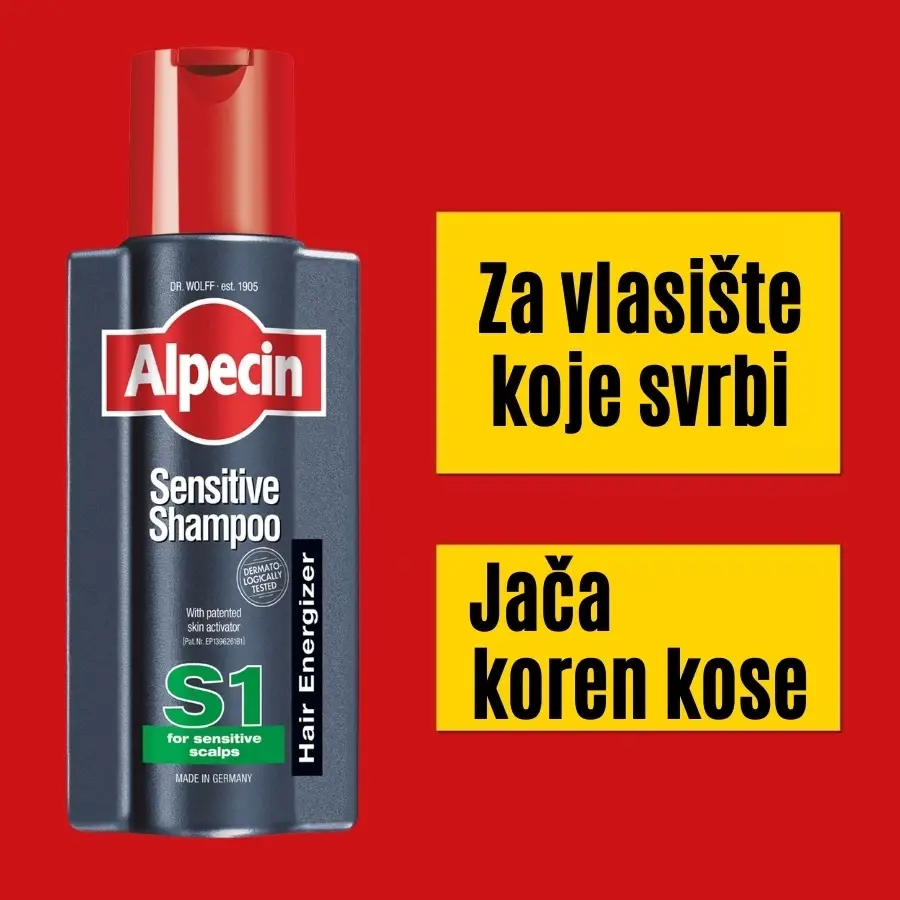 Selected image for Alpecin S1 Senzitive Šampon 250 mL