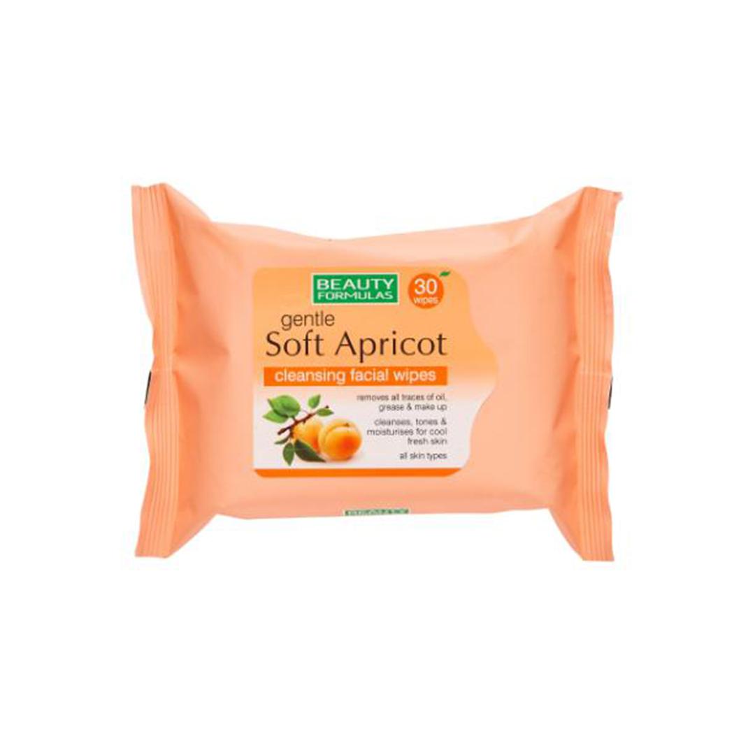 Selected image for Beauty Formulas Gentle Apricot Vlažne maramice za čišćenje lica, 30 komada