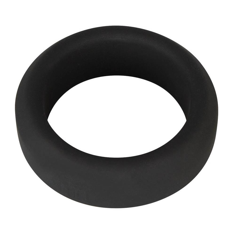 Black Velvets Prsten za penis, Silikonski, 3.2cm, Crni