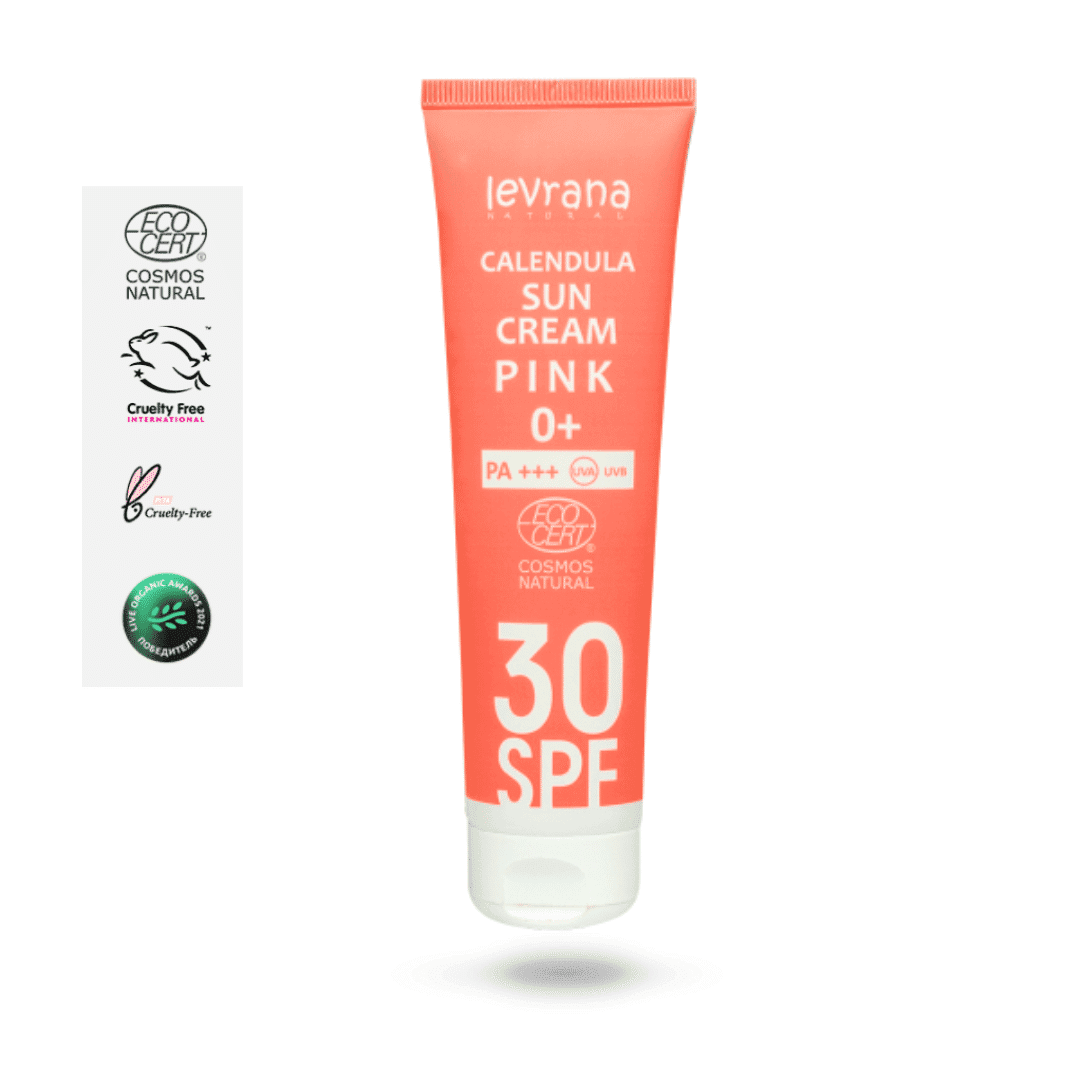 Levrana krema za zaštitu od sunca Neven 30SPF Pink 0+, Za lice i telo, Orgainc certified