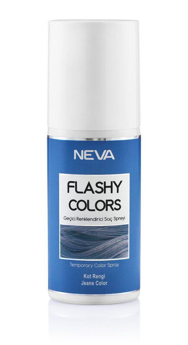 NEVA Flashy colors Sprej za kosu, Plava, 75 ml