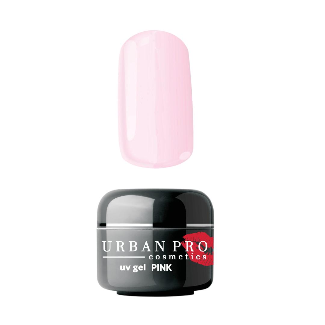 Urban Pro Pink Gradivni gel za nadogradnju i ojačavanje noktiju, 15g