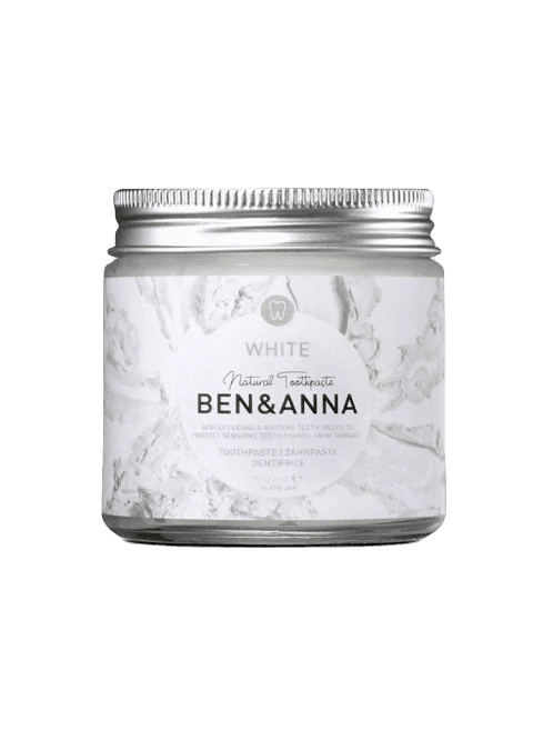 BEN & ANNA pasta za izbeljivanje zuba sa mentom i žalfiјom, 100 ml, bela