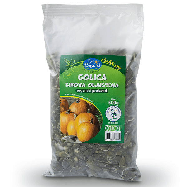 BEYOND Sirova oljuštena golica Organic 500g