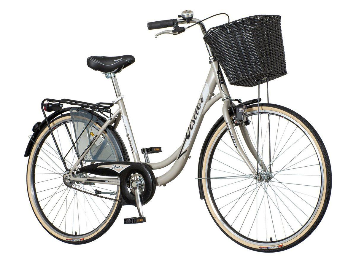 VISITOR Bicikl FAM2633F#CR 26x1/3"/8"/17"EVOLUTION crno-sivi