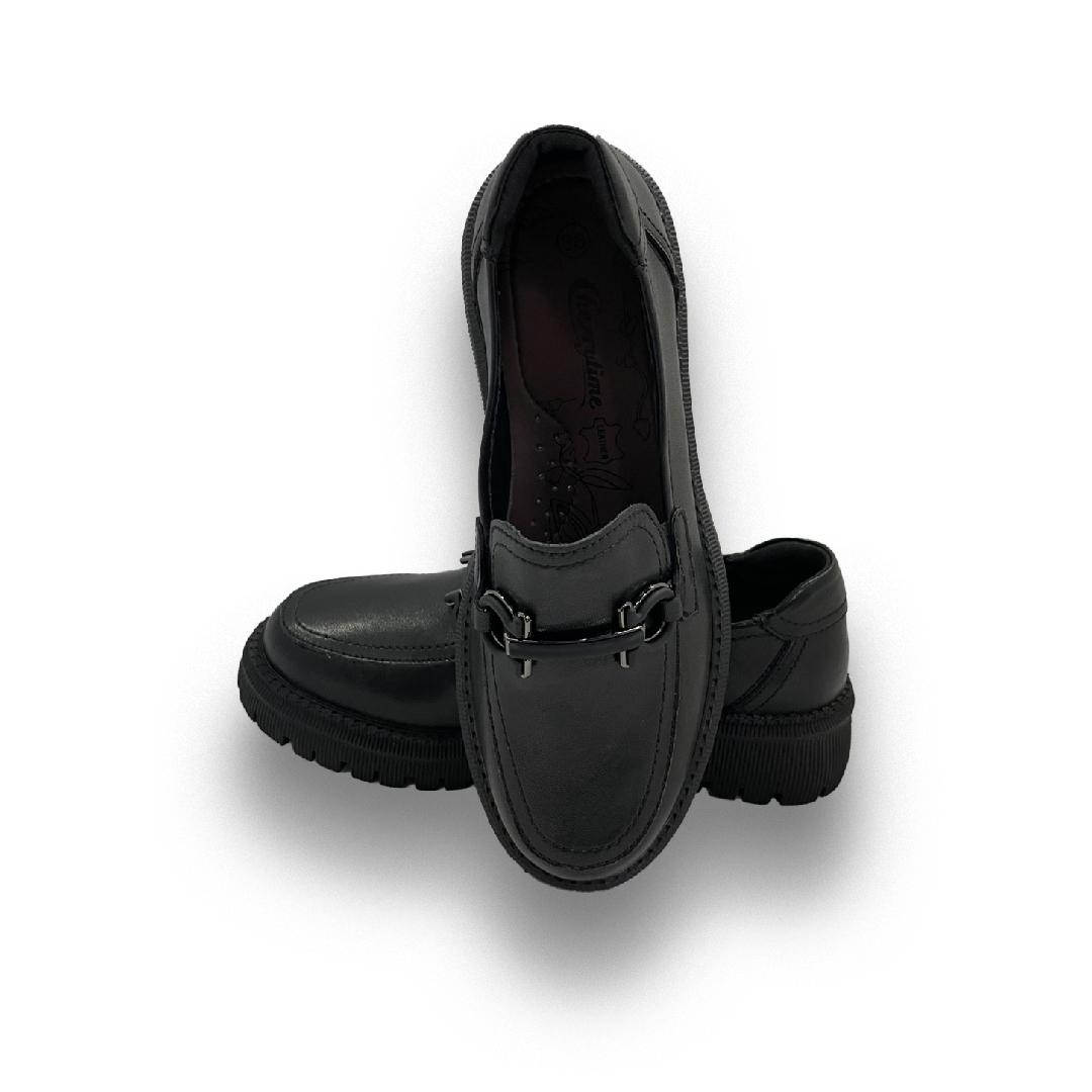 CherryTime Ženske cipele, Kožne, Crne