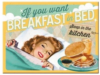 NOSTALGIC ART Magnet Breakfast In bed