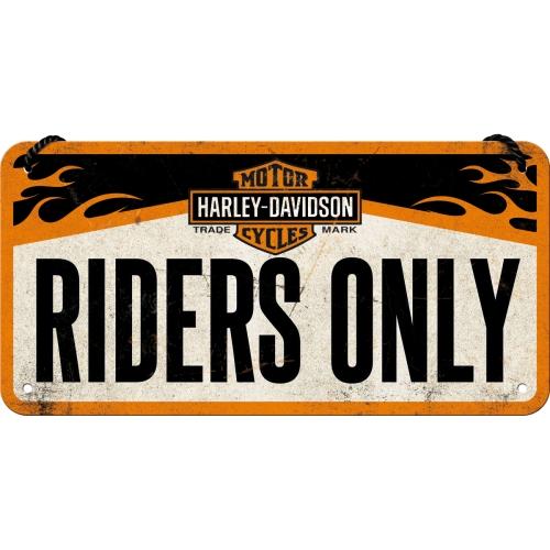 NOSTALGIC ART Viseći znak Harley-Davidson - Riders Only