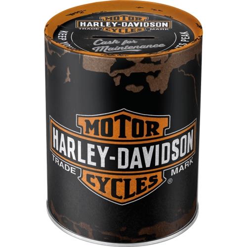 NOSTALGIC ART Kutija za novac Harley-Davidson Genuine Logo