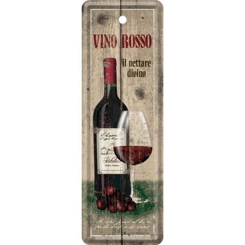 NOSTALGIC ART Metalni obeleživač Vino Rosso