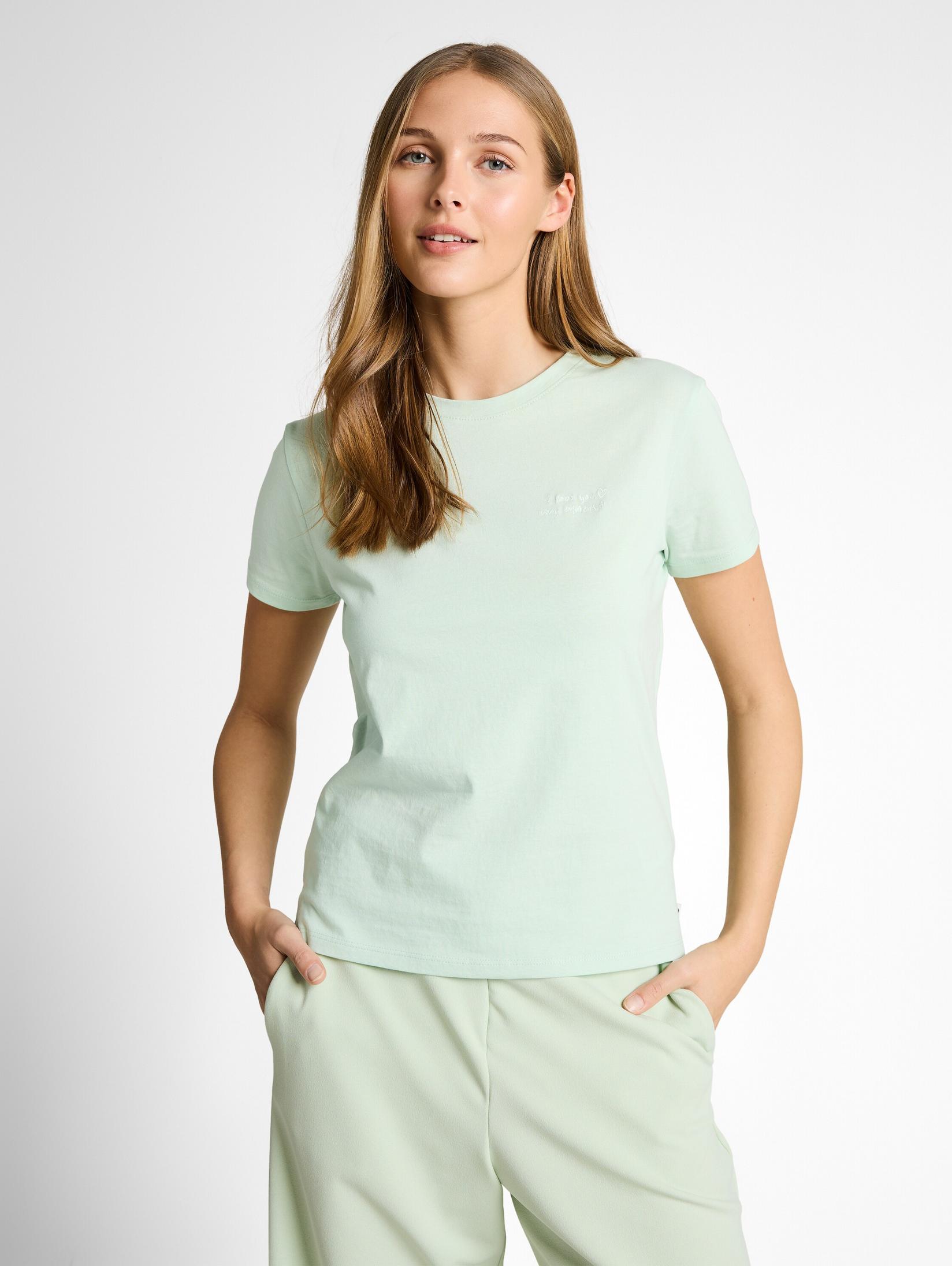 Tom Tailor Ženska majica 1050479, Okrugli izrez, Menta