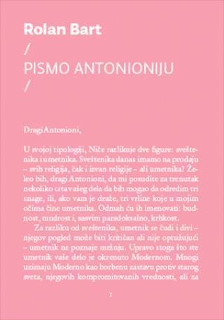 Pismo Antonioniju - Rolan Bart