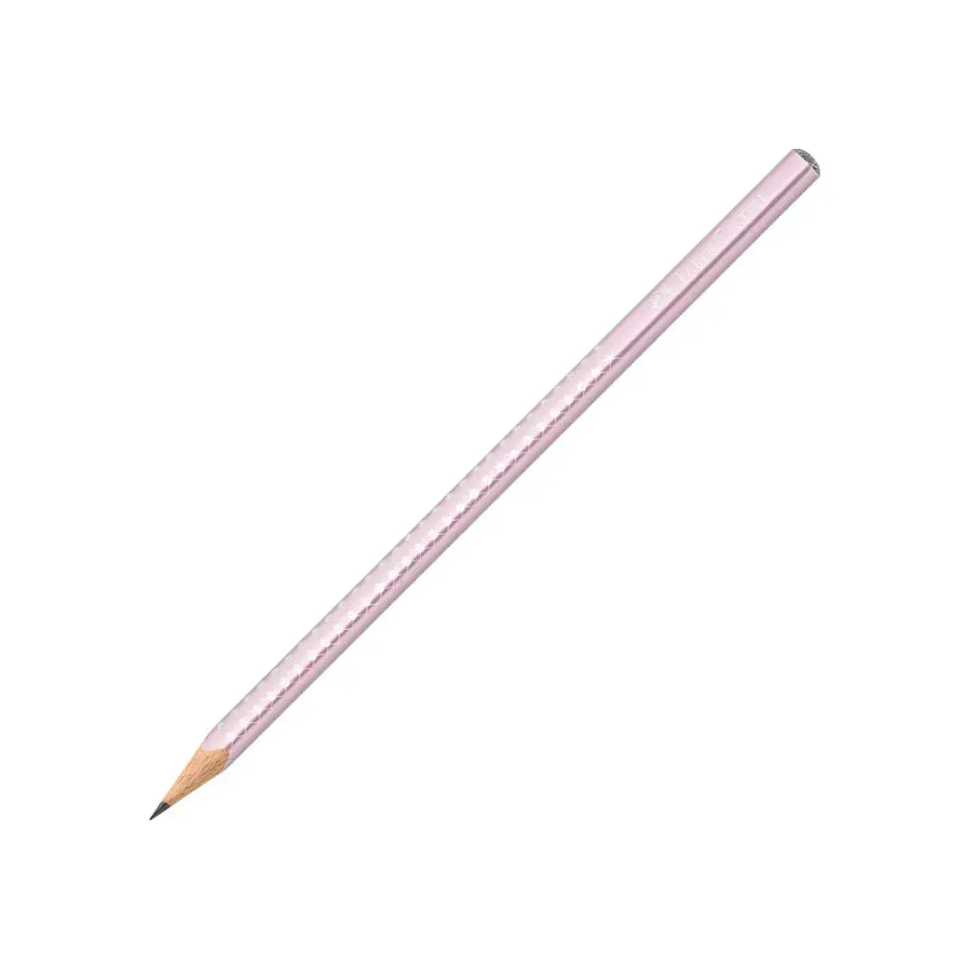 Selected image for FABER CASTELL Grafitna olovka GRIP HB Sparkle 118261 rose metallic