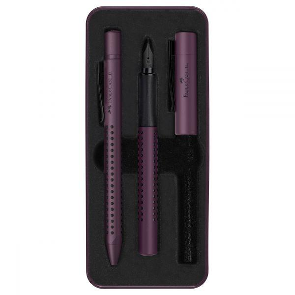 FABER CASTELL Set  hemijska olovka i nalivpero Grip M 201530