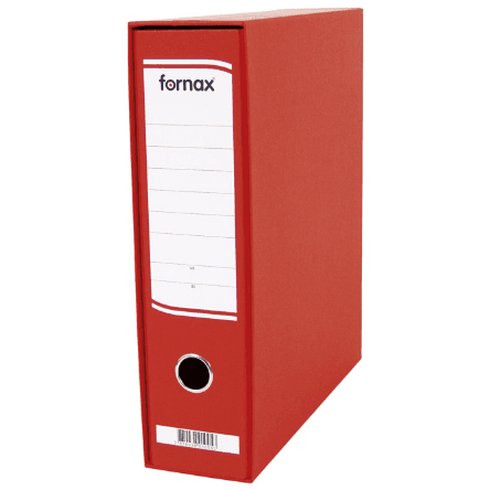 FORNAX Registrator A4 sa kutijom 14584 crveni