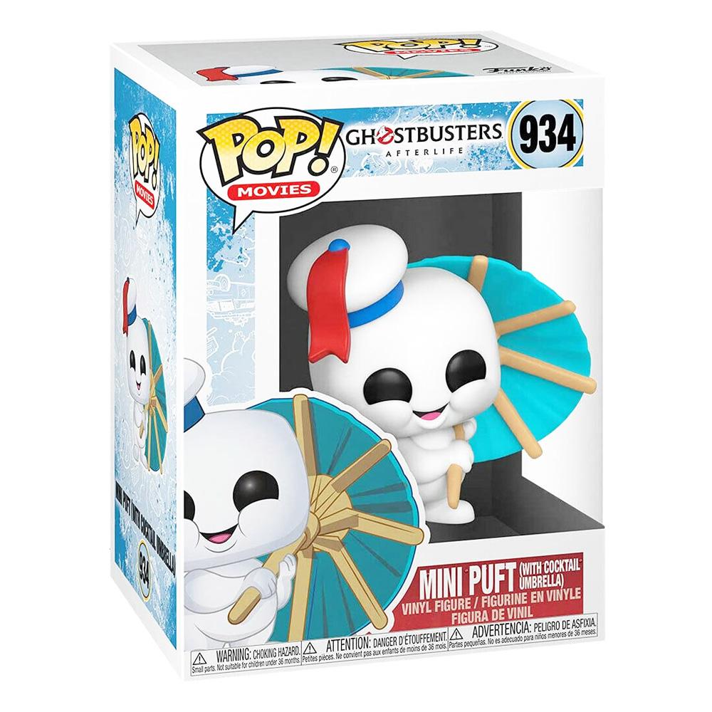 Selected image for FUNKO Figura POP Movies: Ghostbusters Afterlife - Mini Puft W/ Cocktail Umbrella