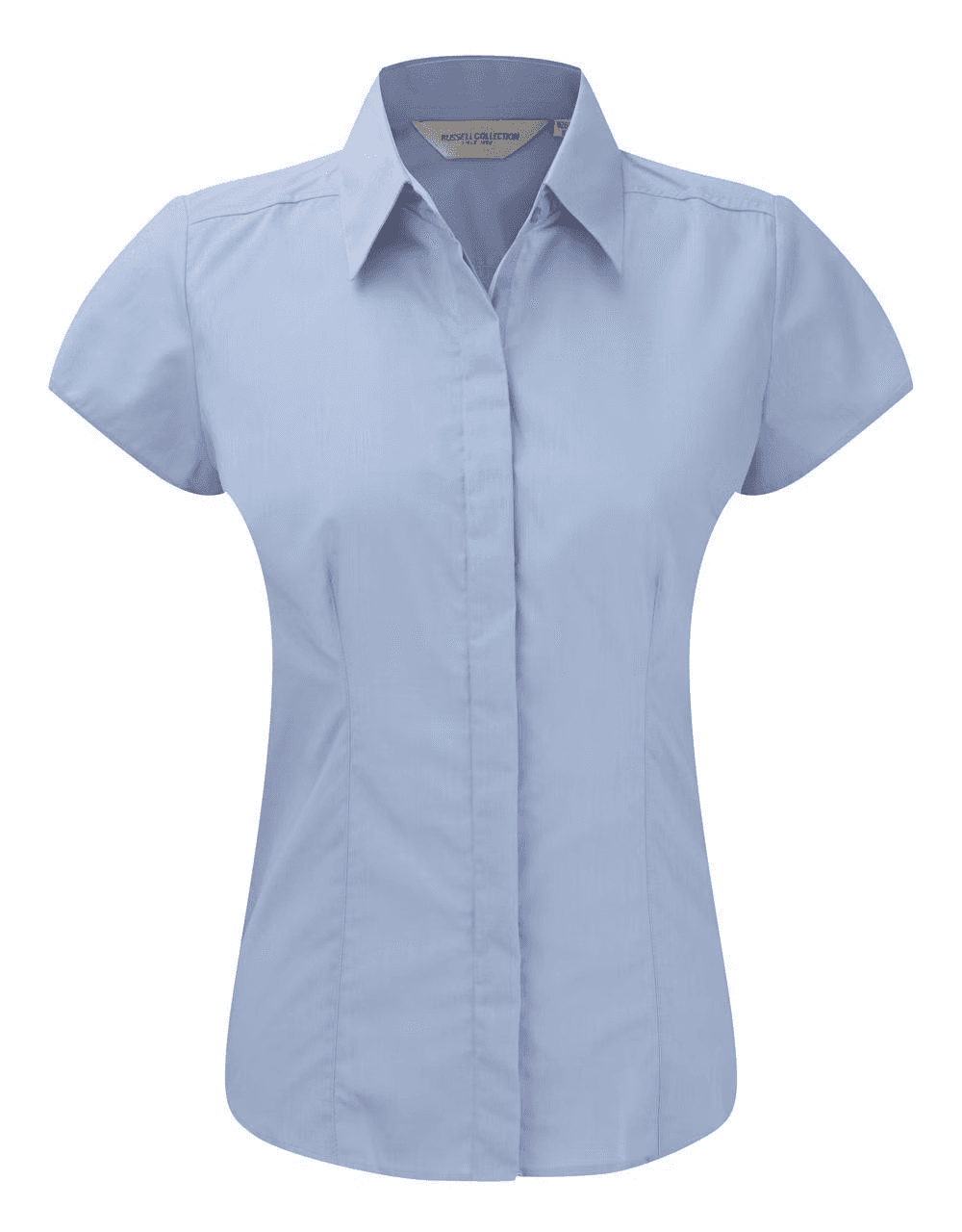 Russell Ženska košulja kratkih rukava Fit Poly, Svetloplava