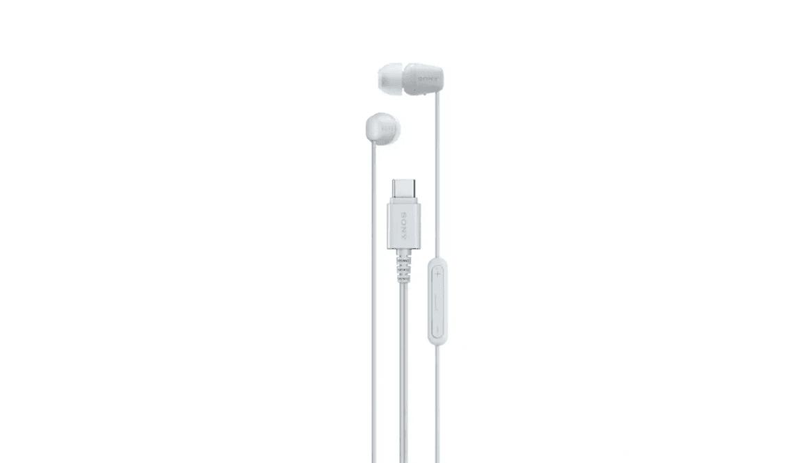 Soni slušalice za uši, IER-EX15CB, USB-C, bele