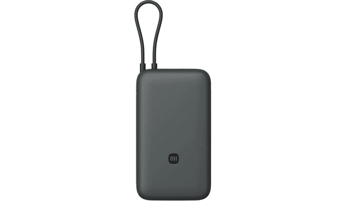 Xiaomi Powerbank, 20000 mAh 18 W, integrisani kabl, siva