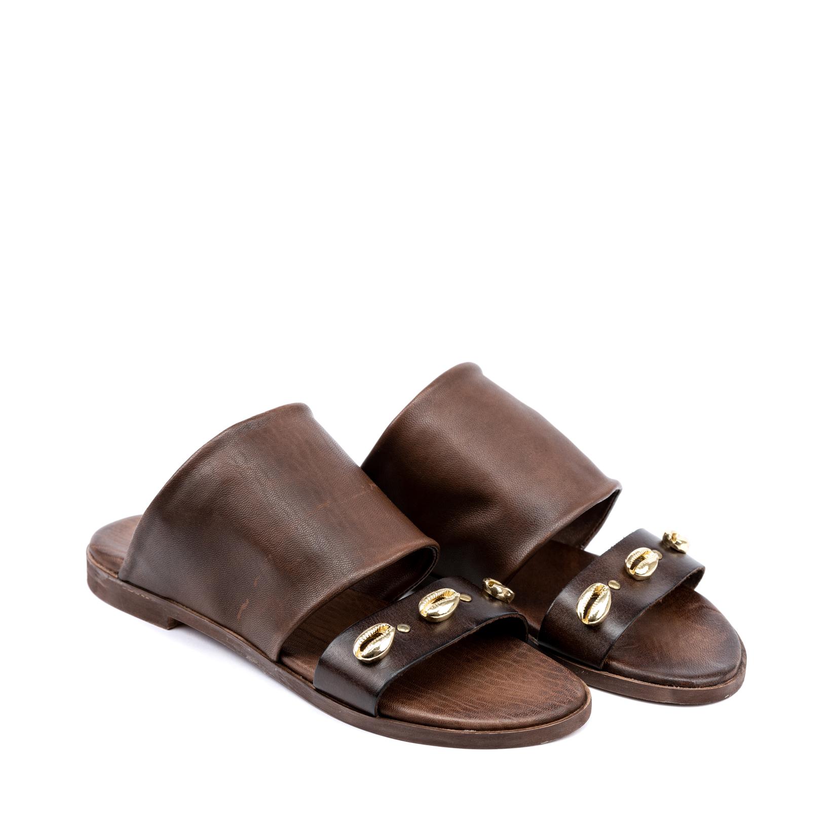 Silko Ženske papuče CB08, Braon