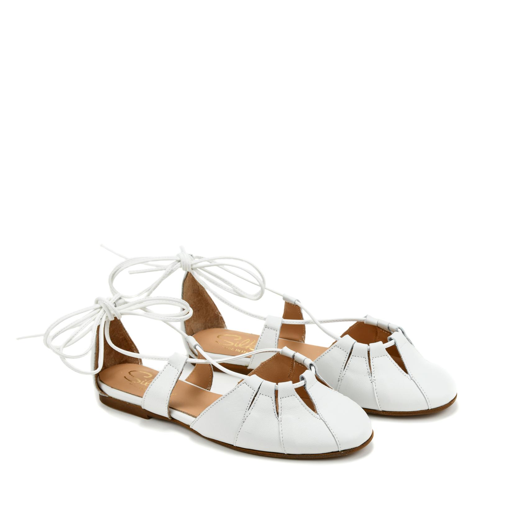 Silko Ženske sandale LUNA1, Bele