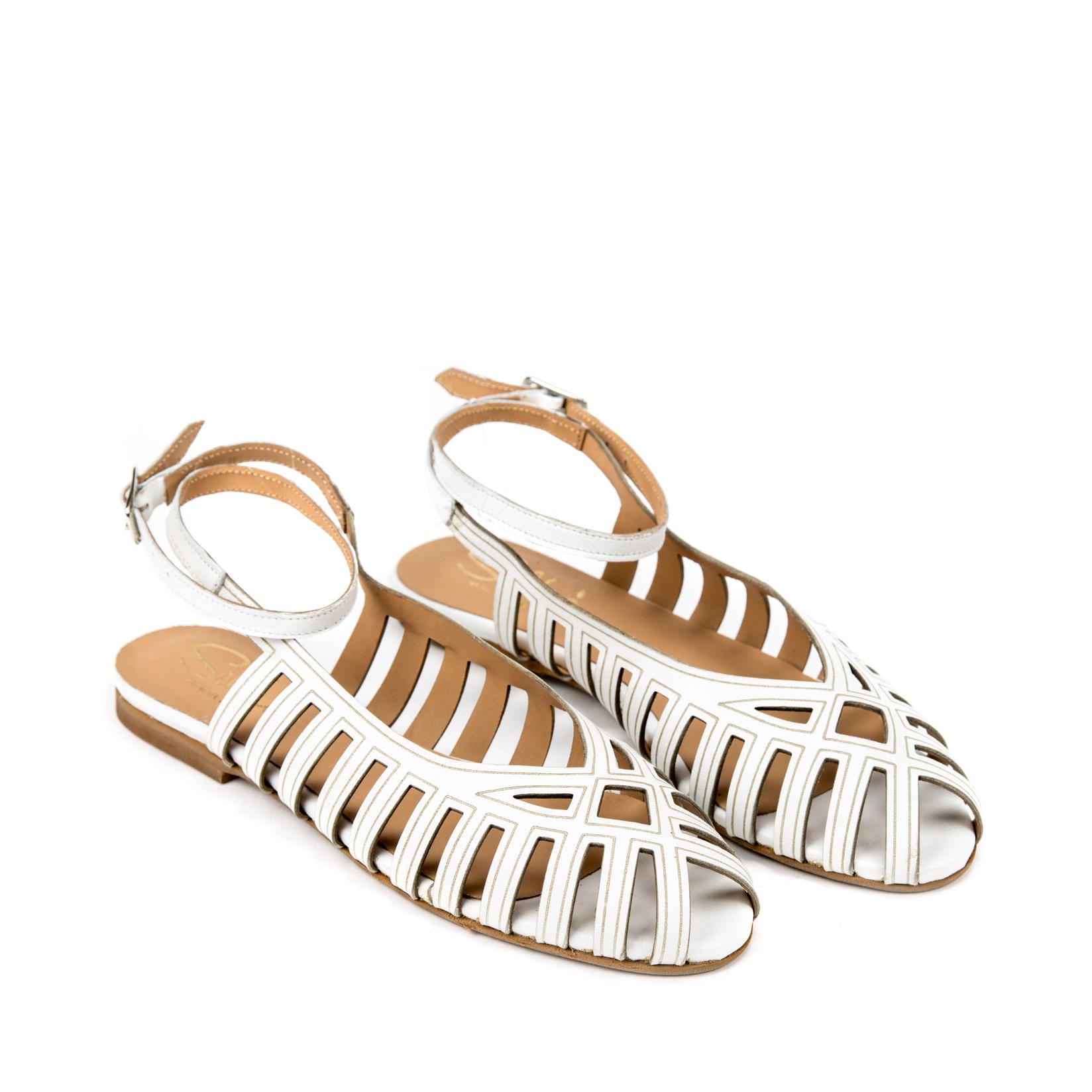 Silko Ženske sandale LUNA3, Bele