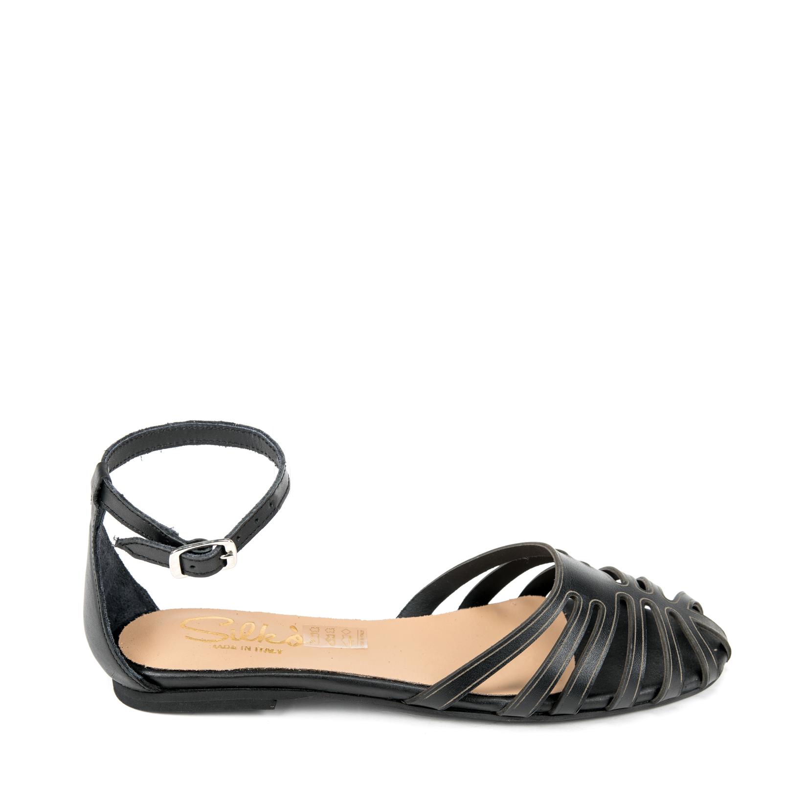 Silko Ženske sandale LUNA4, Crne