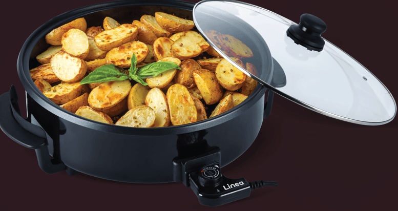LINEA Univerzalni električni tiganj LPT-429NS, 1500W, 42cm, Crni