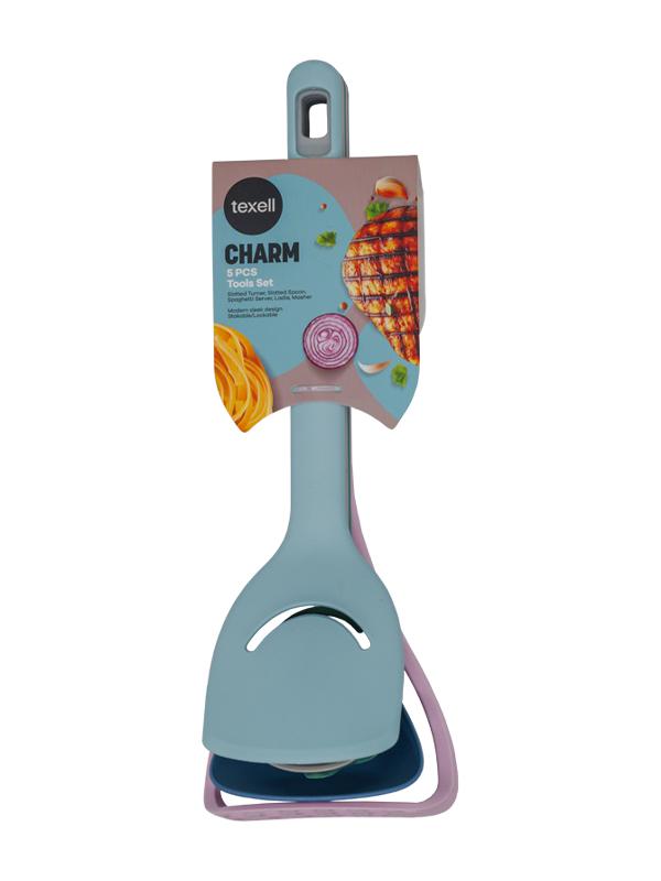 TEXELL Kuhinjski set Charm TKP-S388, 5 komada