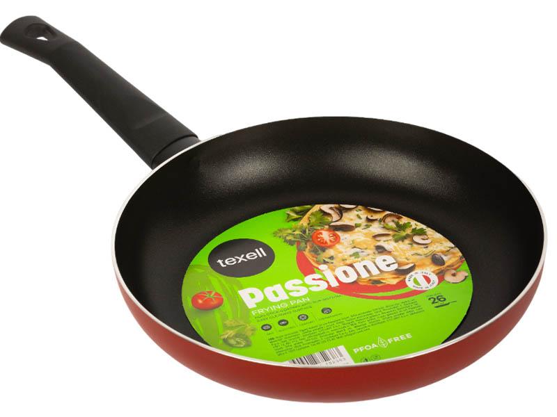 TEXELL Duboki tiganj Passione TPP-D26 26cm, Crveni