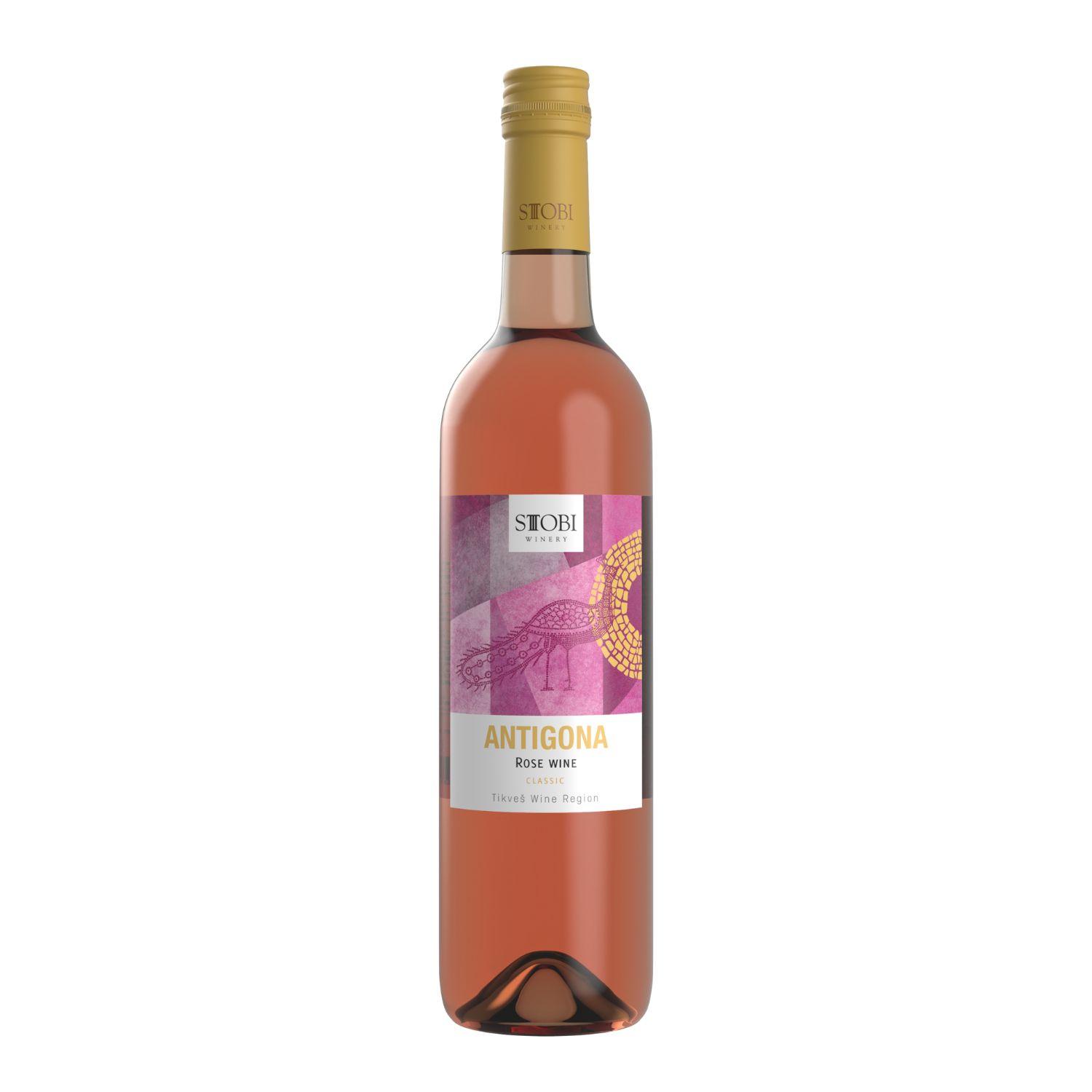 Stobi Vino Rose Classic Antigona, 0.75l