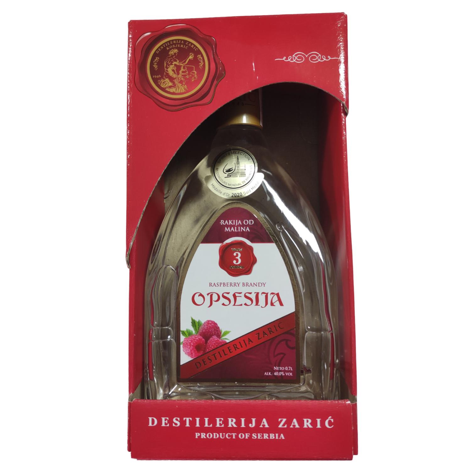 Zarić Rakija Opsesija, Malina, 0.7l