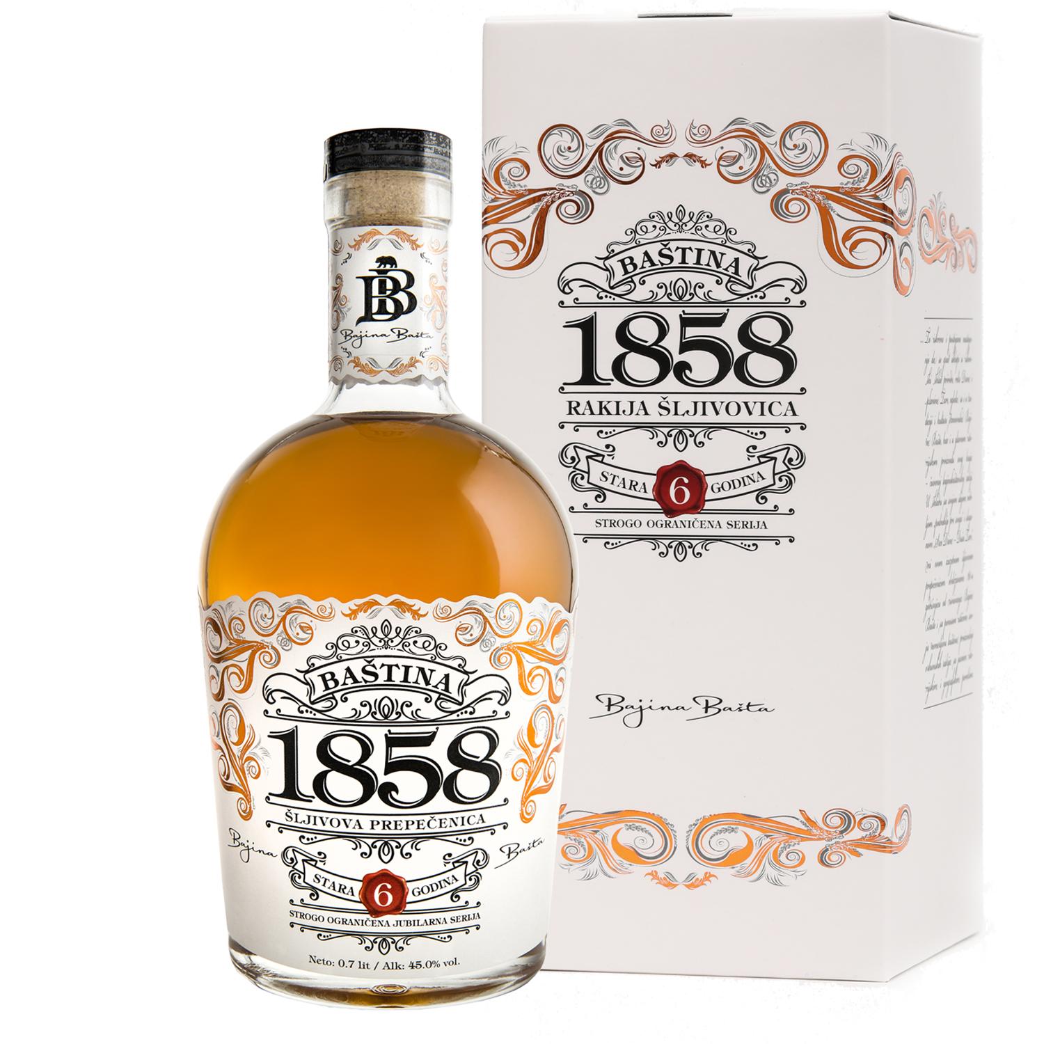 BB Klekovača Rakija sa kutijom, Šljiva, Prepečenica, 0.7l