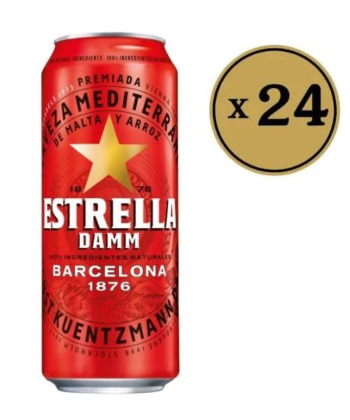Estrella Damm Svetlo pivo, 0.5l, 24 komada