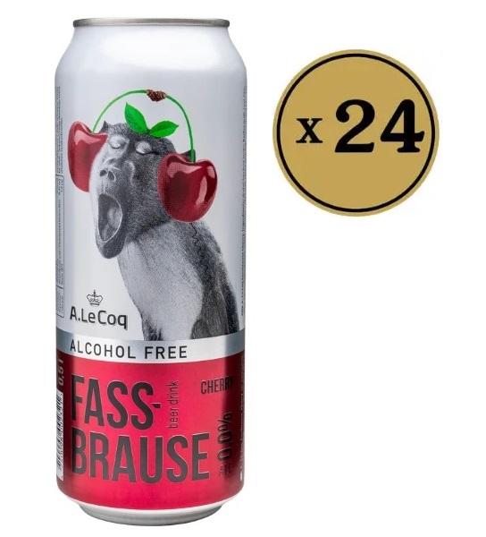 ALeCoq Pivo Fassbrause Višnja 0%, Bezalkoholno, 0,5l , 24 komada