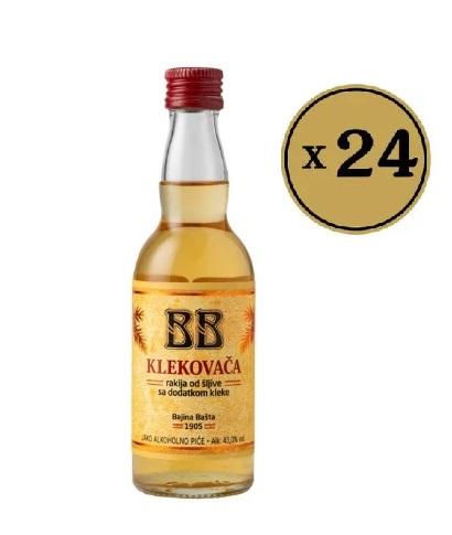 BB Klekovača Rakija, Šljiva, 0,1l, 24 komada