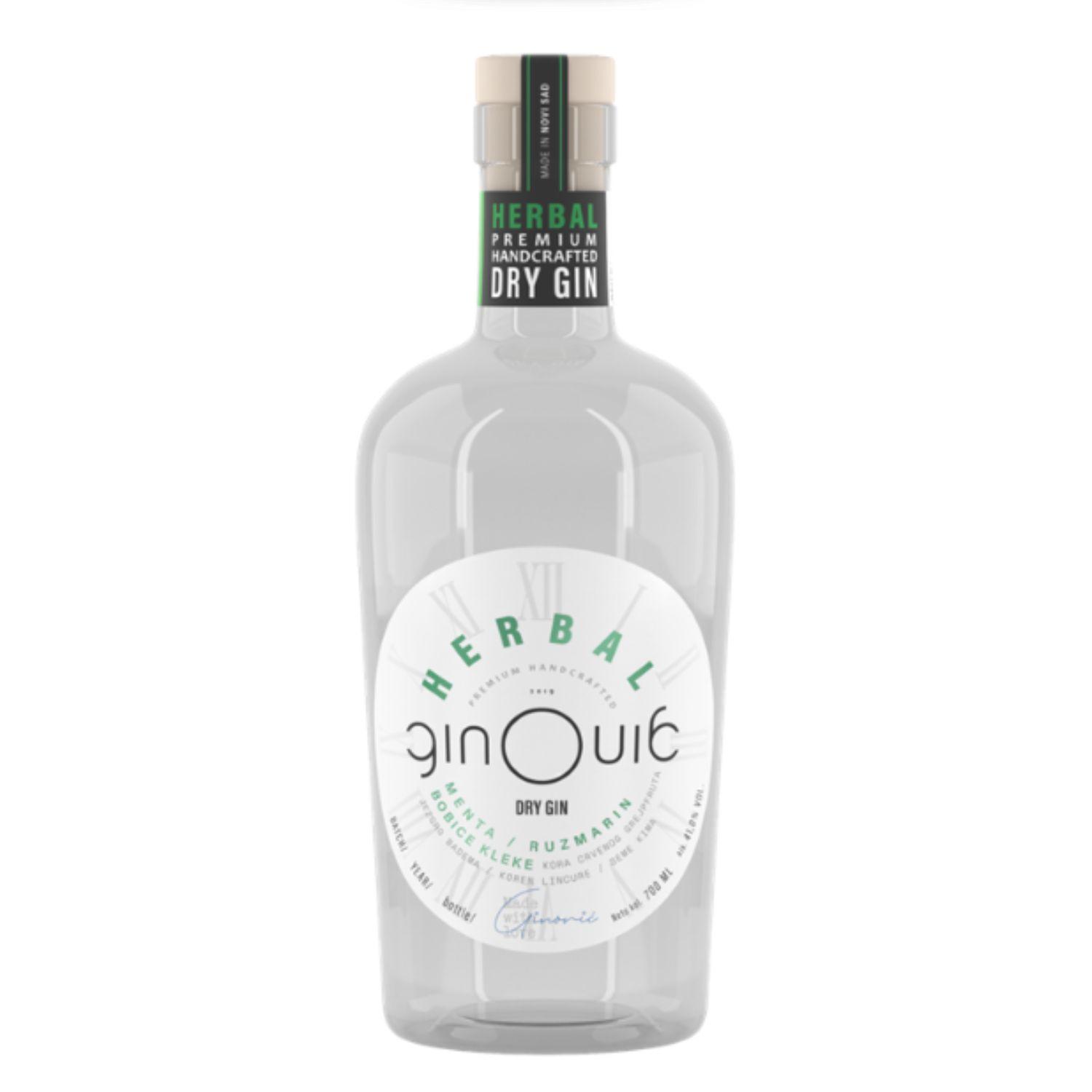 GIN GINOVIĆ HERBAL Džin 41% 0.7l