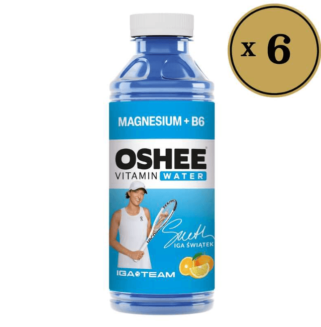 Oshee Voda Vitaminska, Magnezijum+B6, 0.55l, 6 komada
