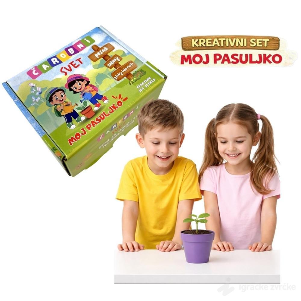 Čarobni Svet Kreativni set za sađenje Moj pasuljko