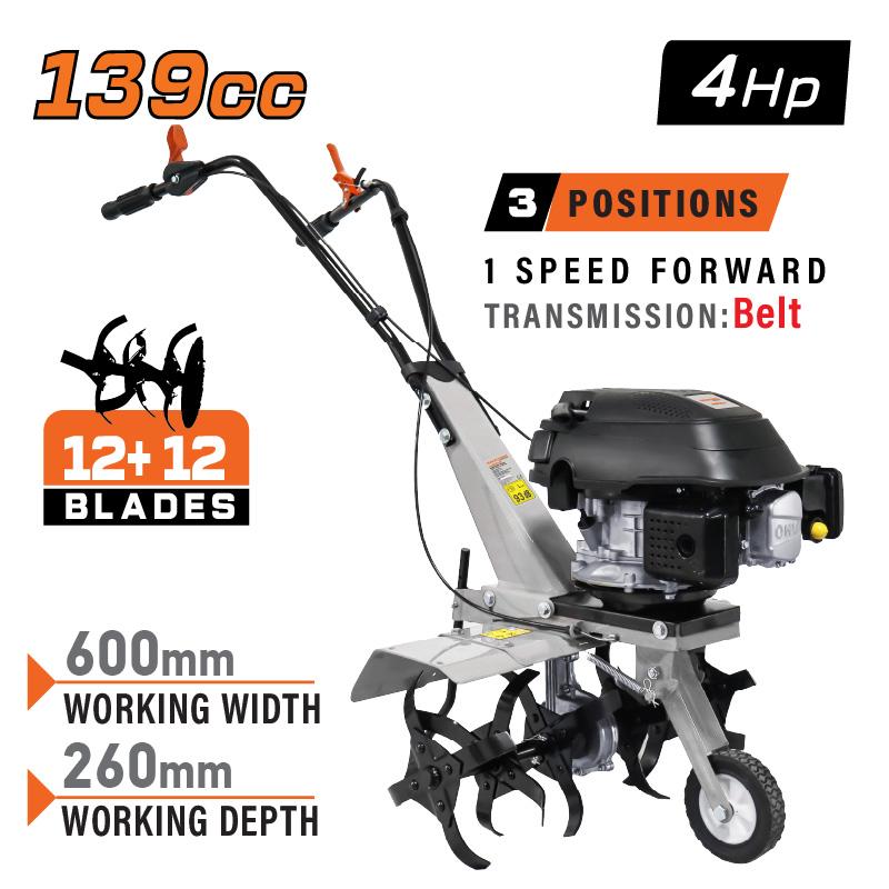 NAKAYAMA Kultivator 4Hp, 3kW 139cc
