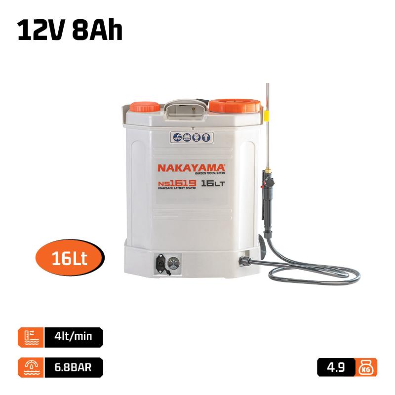 Borman pumpa za prskanje bilja 16L bateriјa 12V/8Ah litiјum NS1619