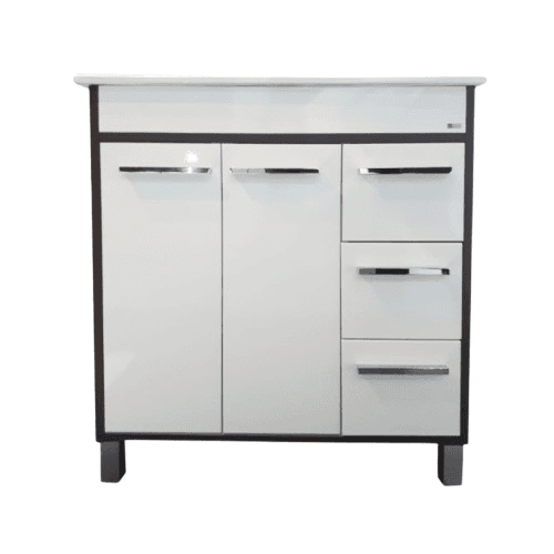 Ceramica Lux Ormarić za kupatilo Atina Wenge, Donji deo 75, Plazma