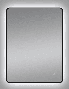 Ceramica Lux Ogledalo alu-ram 70x90, Touch-dimer pozadinski CL43, Crni