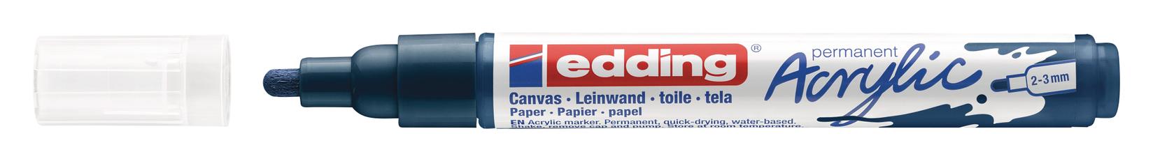 Selected image for EDDING Akrilni marker medium 2-3mm obli vrh E-5100 teget