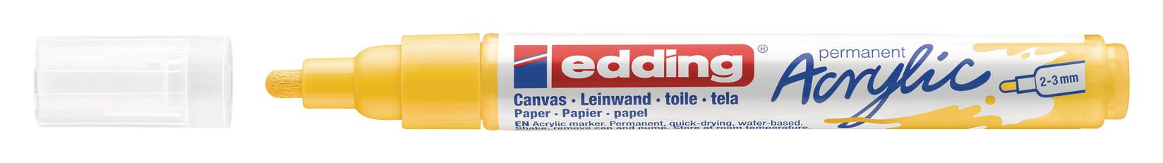 EDDING Akrilni marker medium 2-3mm obli vrh E-5100 žuti