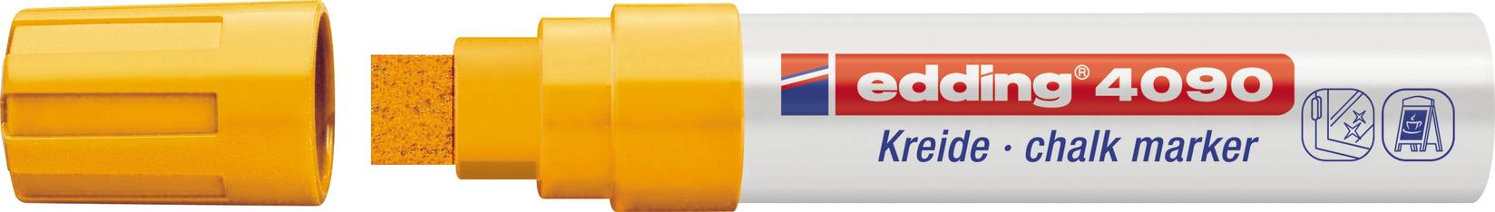 EDDING Chalk marker za staklo E-4090 4-15mm narandžasti