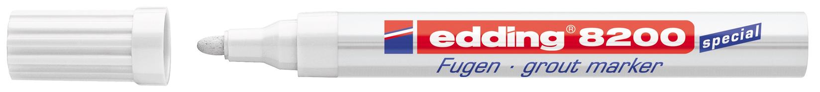 EDDING Marker za fuge E-8200 2-4mm beli